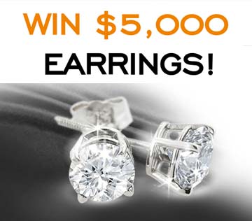 Win 1ct $5,000 Diamond Earring’s from SuperJeweler